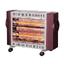 Crest Electric Heater CR-5080 Burgundy/White 1800 Watt