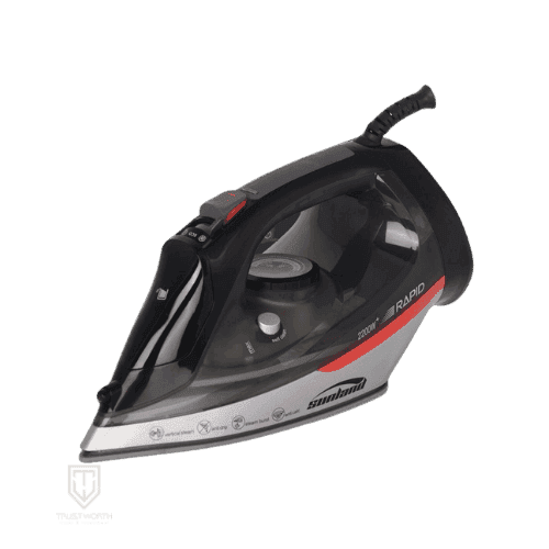 Crest Steam Iron CR-5164 Black/Silver 2500 Watt