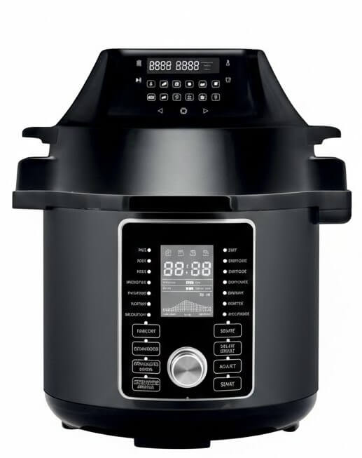 Crest Electric Pressure Cooker CR-5143 6L Multifunctional Dark Stainless