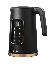 Crest Electric Kettle CR-5206 1.7L Digital Black/Gold