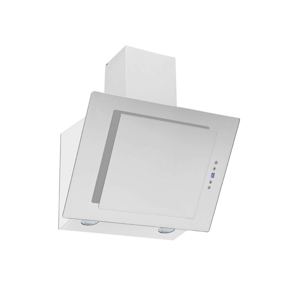 شفاط فيرجاز مع مدخنة 60 سم زجاج ابيض FGH-6844WG