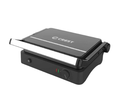 توستر ضغط كرست 2000 واط زجاج اسود CR-5189