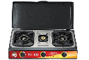 Tiger Shaheen Gas Cooker Ceramic GA-302 3Burners Black Copper