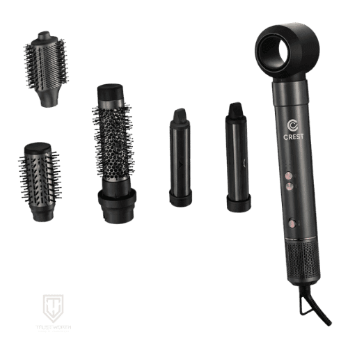 Crest Hair Styler Set CR-5230 7 Functions Gray/Bronze