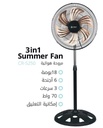 Crest Fan CR-5250 18 Inch 3 Speed 3IN1 Aluminum