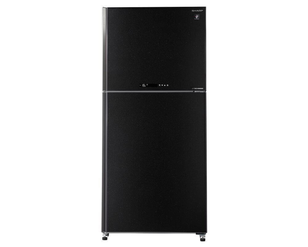 Sharp Refrigerator SJ-GV69G-BK 538 Liters Black Glass