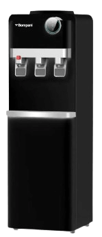 ثلاجة ماء بمباني ديجتال مع حافظة اسود/سلفر YLR-2-JX-26
