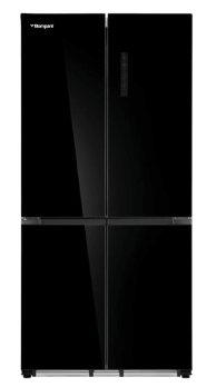 Bompani Refrigerator BOM-541FB 4 Doors 522 Liters (Slot-in) Black Glass