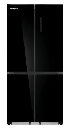 Bompani Refrigerator BOM-541FB 4 Doors 522 Liters (Slot-in) Black Glass