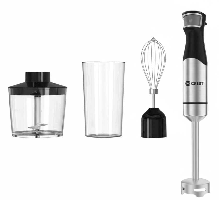 Crest Hand Blender CR-5291 1000Watt 4 Functions