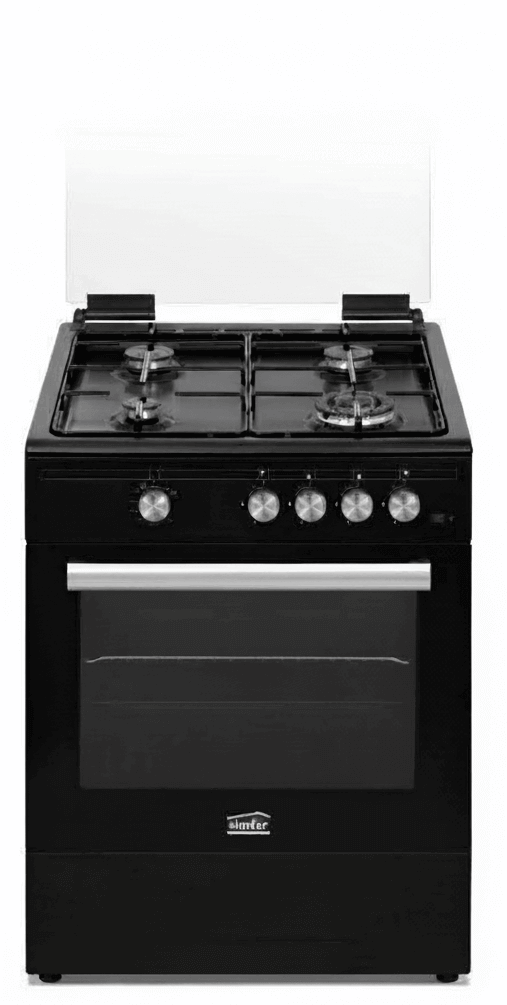 فرن غاز سيمفير 60 سم اسود SMF-ADC6060 I-BL V1