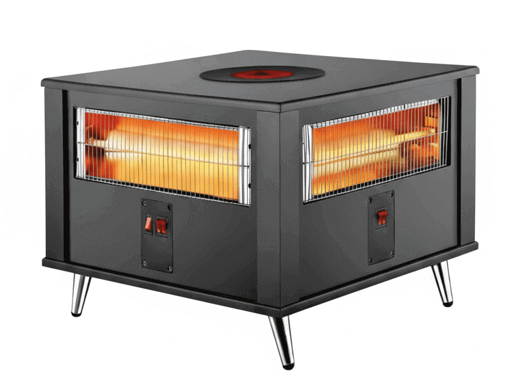 Gold Vision Electric Heater WH-240B Black Table Top 2400 Watts