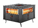 Gold Vision Electric Heater WH-240B Black Table Top 2400 Watts