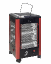 Crest Electric Heater CR-5103 5 Faces 2000 Watt Black/Red