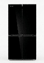 Bompani Refrigerator BOM-631 FB 4 Doors 616 Liters Black Glass