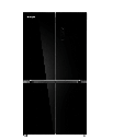 Bompani Refrigerator BOM-446 FB 4 Doors 436 Liters Black Glass