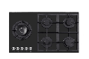 طباخ غاز بمباني بلت ان 90 سم زجاج اسود BOM-90 GLS BLK