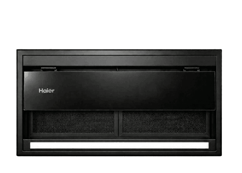 شفاط هاير مدمج 53 سم زجاج اسود HVQ-B6606BG