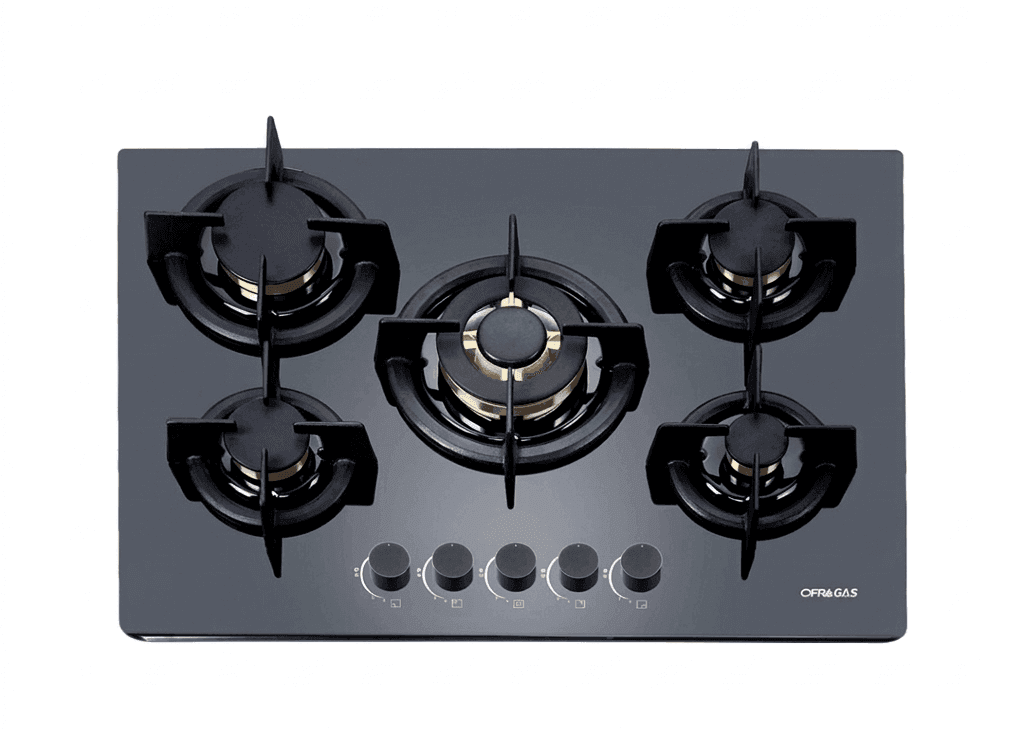 Ofragas Built-in Gas Hobs OF-750 70cm Black Glass