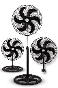 Goldvision Fan GV-4084-C 20 Inch 100 Watt 3 Speed ​​6 Butterflies
