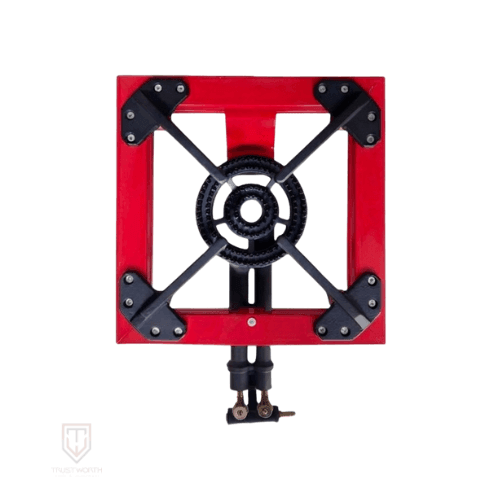 Gold Vision Freestanding Cooker SGB-15 Head Turbo 2Ring 32.5cm Red