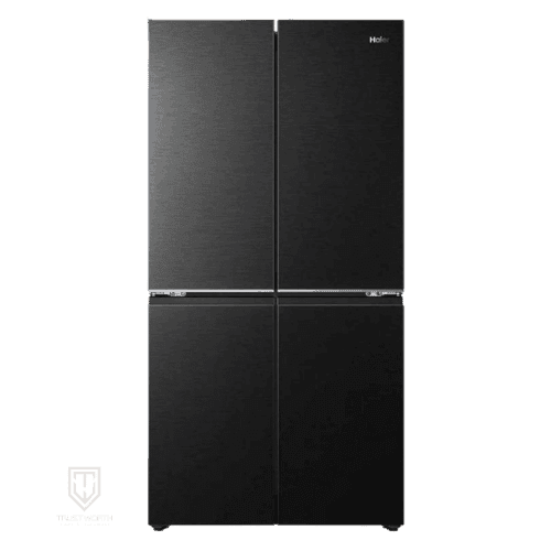 ثلاجة هاير 4 ابواب 706 لتر ستانلس اسود HCR59F18DNMB