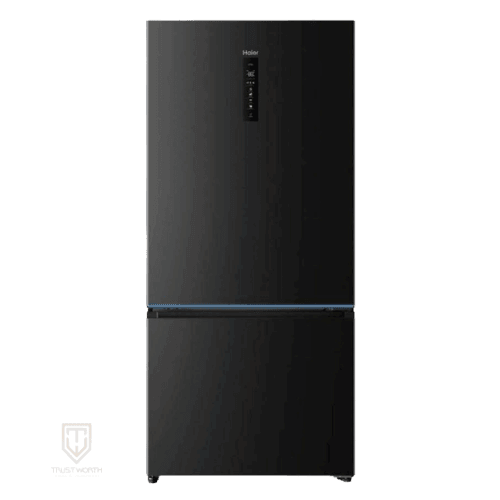 Haier Refrigerator HDR5818DNMB 640Liters Black Stainless