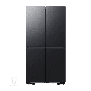Samsung Refrigerator 4 Doors RF59C701EB1/EF 649Liters Black Stainless