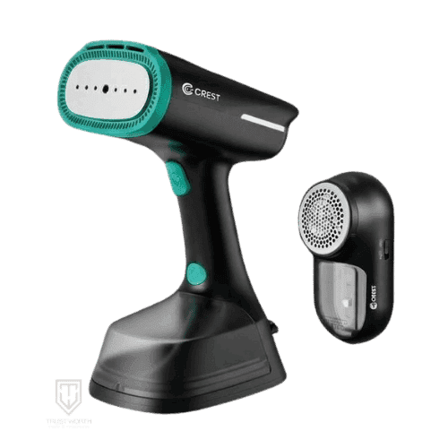 Crest Portable Steam Iron CR-5367 1400Watt With suction and lint remover