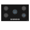 طباخ غاز سيمفير بلت ان 90 سم زجاج اسود SMF-ADC95GLS-BLK