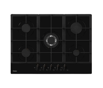 طباخ غاز هاير بلت ان 70 سم زجاج اسود HOB-775B