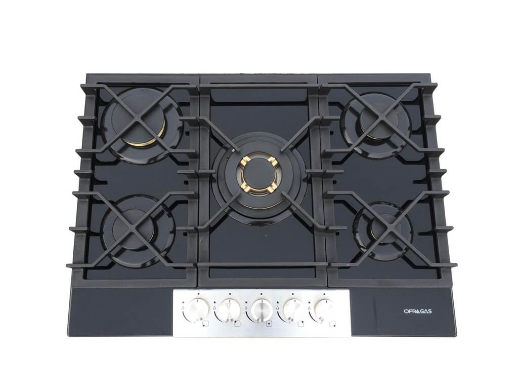 Ofragas Built-in Gas Hobs OF-705G2 70cm Black Glass