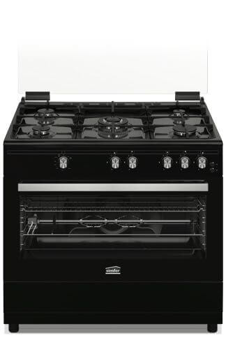 فرن غاز سيمفير 90 سم اسود SMF-ADC9060 I-BL