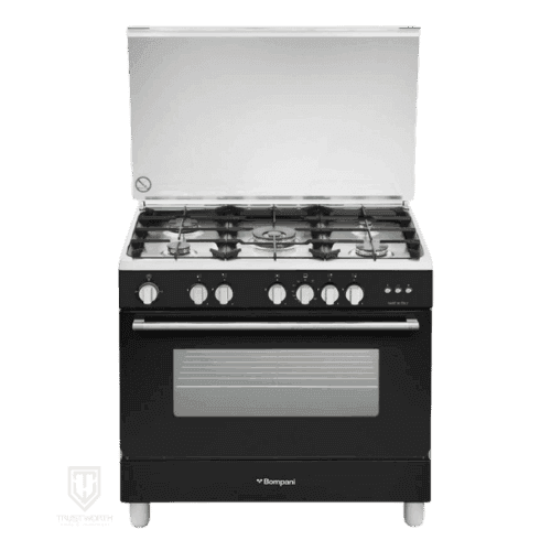 Bompani Gas Oven BO697LZ/L 90cm Copper Burners Black