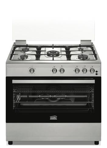 Simfer Gas Oven SMF-ADC9060 I-IX 90cm Stainless Steel