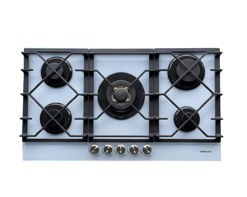 Ofragas Built-in Hobs OF-915G2 WHITE 90cm White Glass