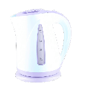 ADC Electric Kettle 4011 2 Liter White and Purple Plastic