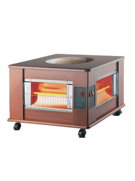 [7600016] Gold Vision Electric Heater HW-234 Wood 2400Watt