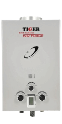 [7700008] Tiger Gas Water Heater JSD24-6HD 6Liter Silver