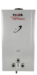 [7700010] سخان ماء غاز تايجر 16 لتر سلفر JSD24-16HD