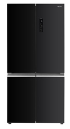 [8900001] ثلاجة كرفت 4 ابواب 441 لتر زجاج اسود CR-458GB