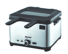[6500016] Haier Fryer HDF3700 4Liters Stainless Steel