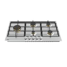 [6500088] طباخ غاز هاير بلت ان 90 سم مواقد نحاسية ستانلس HOB-795SST1