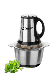 [18100048] Crest Vegetable Chopper CR-5042 350Watt 3Liters Stainless