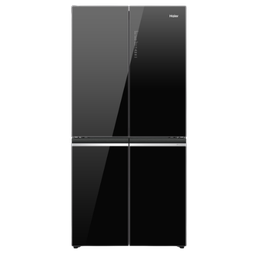 [6500092] Haier Refrigerator HRF-4560FB 4 Doors 476 Liters Black Glass