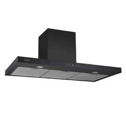 [6500102] شفاط هاير مع مدخنة 90 سم ستانلس اسود HCH-T90TBBC