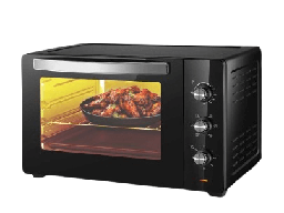 [18100065] Crest Toaster Oven CR-5133 45Liters Black Glass