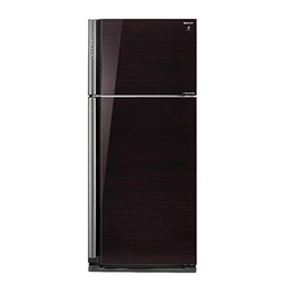 [7500001] Sharp Refrigerator SJ-GPR75D-BK 642 Liters Black Glass