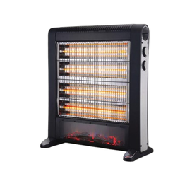 [18100076] Crest Electric Heater CR-5197 with Decor  Black 2400 Watt