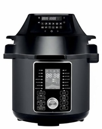 [18100086] Crest Electric Pressure Cooker CR-5143 6L Multifunctional Dark Stainless